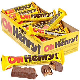 Image for the poem Oh Henry Chocolate Bar