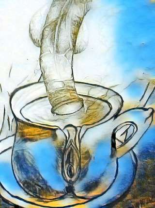 Image for the poem Coffee Stirred......
