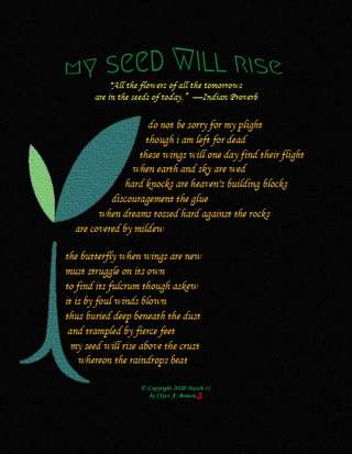 Image for the poem my seed will rise