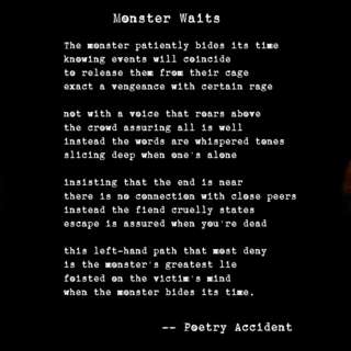 Image for the poem Monster Waits