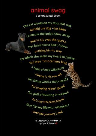Image for the poem animal swag