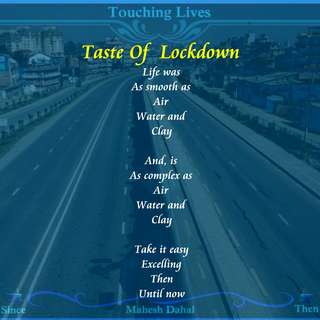 Image for the poem Taste Of Lockdown