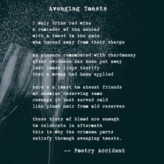 Image for the poem  Avenging Toasts