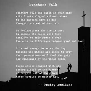 Image for the poem Monsters Walk