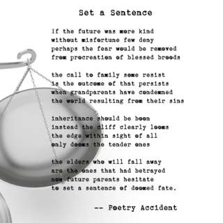 Image for the poem Set a Sentence