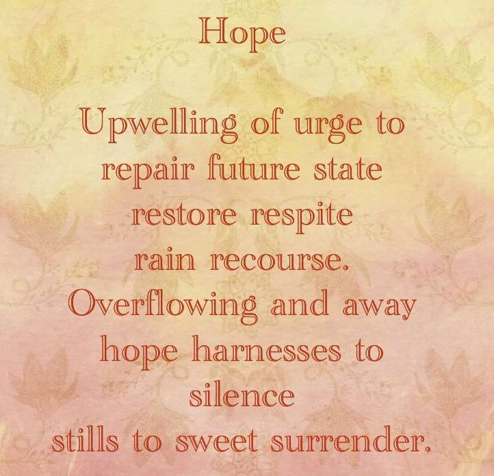 Visual Poem Hope 