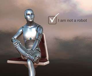 Image for the poem I Am Not A Robot