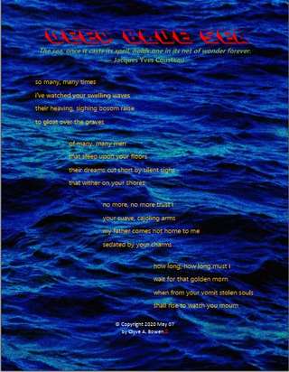 Image for the poem deep blue sea