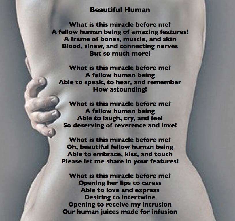 Visual Poem Beautiful Human 