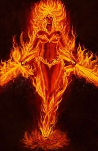 Image for the poem The Goddess of Fire!