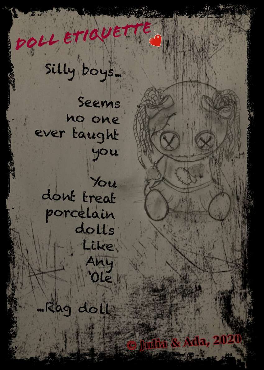 Visual Poem Doll Etiquette 