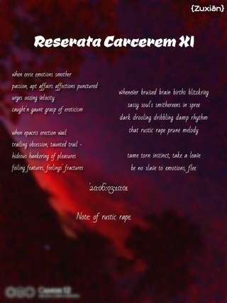 Image for the poem Reserata Carcerem XI