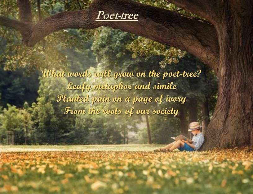 Visual Poem Poet-tree