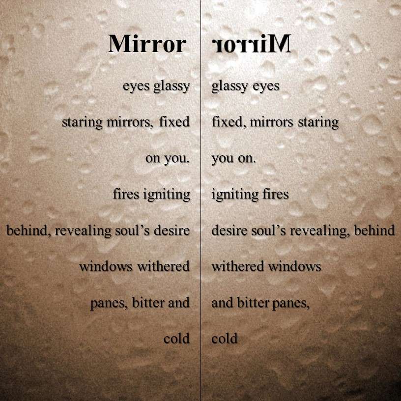 Visual Poem Mirror