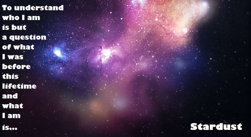 Visual Poem Stardust