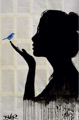 Image for the poem bluebird 