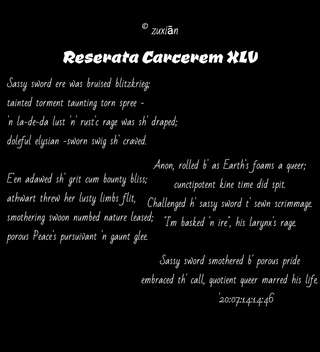 Image for the poem Reserata Carcerem XLV