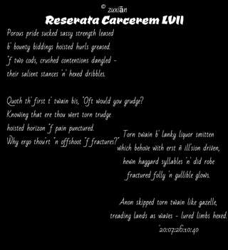Image for the poem Reserata Carcerem LVII