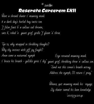 Image for the poem Reserata Carcerem LXII