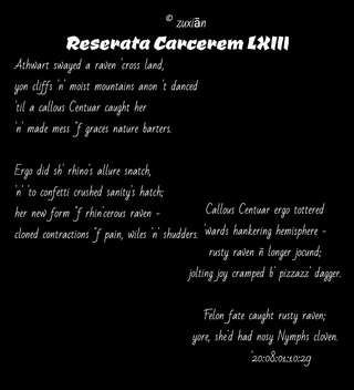 Image for the poem Reserata Carcerem LXIII