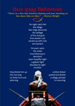 Image for the poem lime cay fisherman