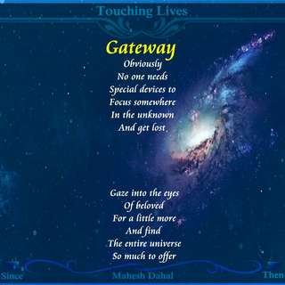 Image for the poem Gateway