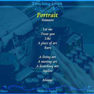 Image for the poem Portrait