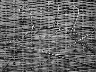 Image for the poem Wire Hangers