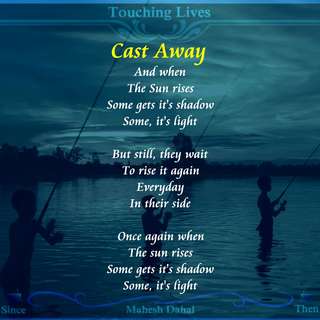 Image for the poem Cast Away