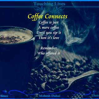 Image for the poem Coffee Connects