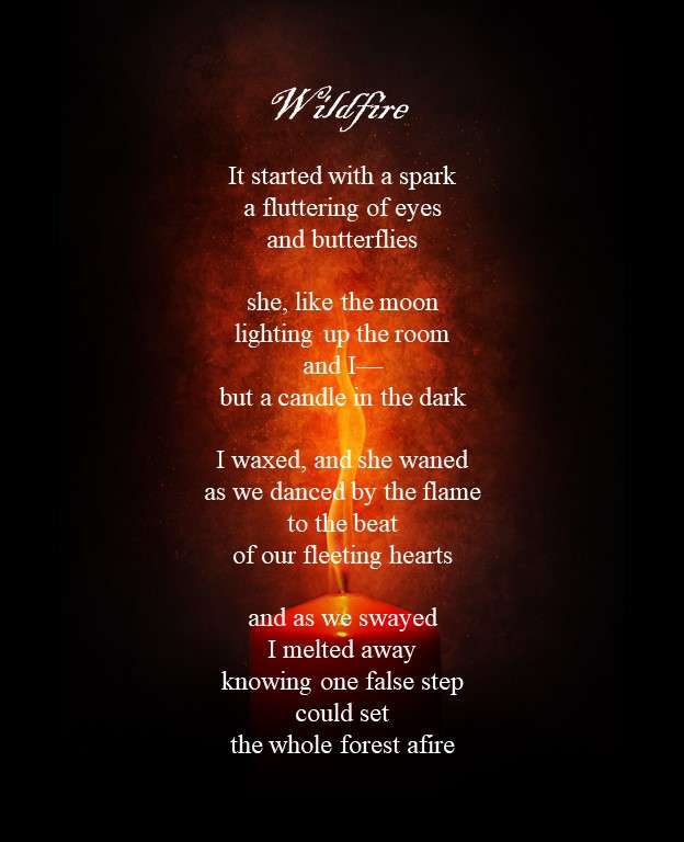 Visual Poem Wildfire