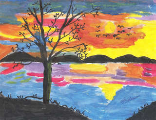 Image for the poem Sunset