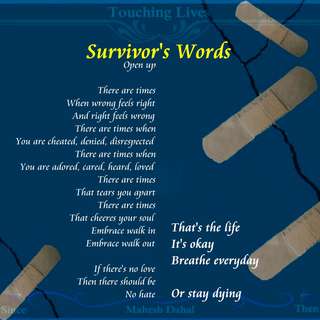 Image for the poem Survivor