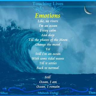 Image for the poem Emotions