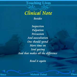 Image for the poem Clinical Note