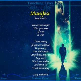 Image for the poem Manifest