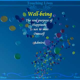 Image for the poem Well-being