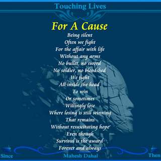 Image for the poem For A Cause