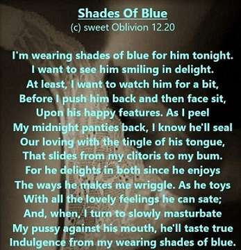 Visual Poem Awesome Shades Of Blue