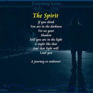 Image for the poem The Spirit