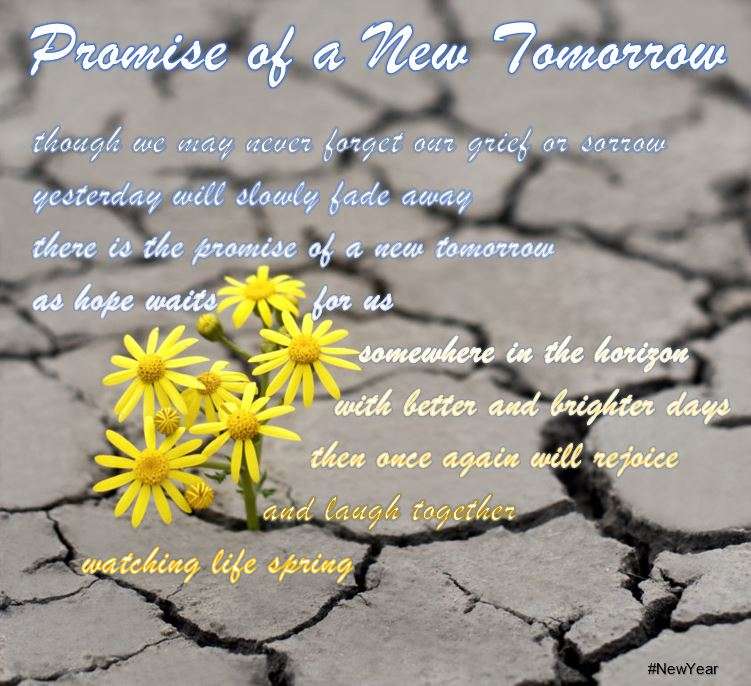 Visual Poem Promise of a New Tomorrow