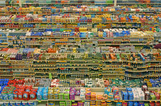 Image for the poem Pretty blackness ... Nice circles ... The supermarket as an ambush