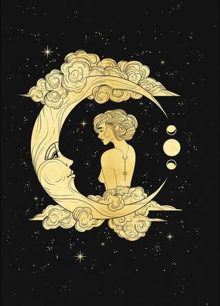 Image for the poem By The Fate Of The Stars, I Shall See You On The Moon