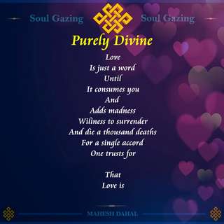 Image for the poem Purely Divine
