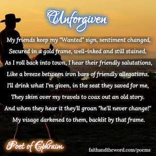 Image for the poem Unforgiven