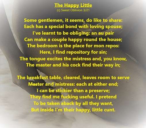 Visual Poem The Happy Little