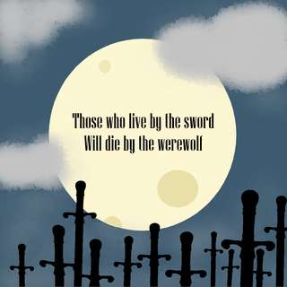 Image for the poem The Sword and the Werewolf