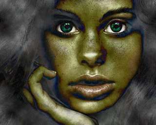 Image for the poem Green Eyes Deflowered