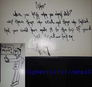 Image for the poem Cipher)))O(((rehpiC