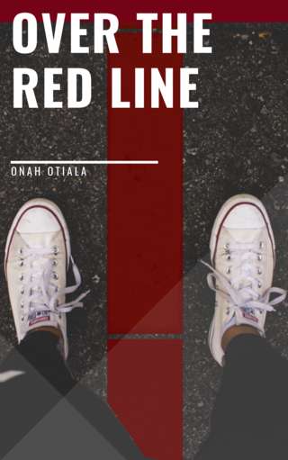 Image for the poem OVER THE RED LINE ONE